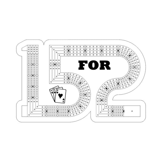 15 for 2 Cribbage Board Pattern / Template