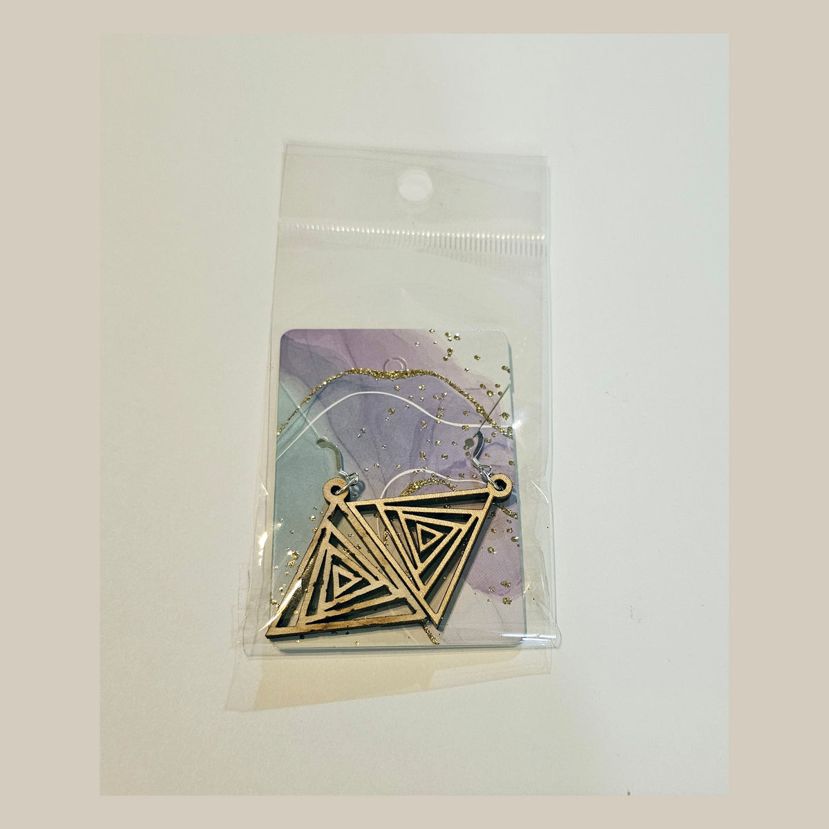 Earrings - Hardwood Sterling Silver - Laser Engraved