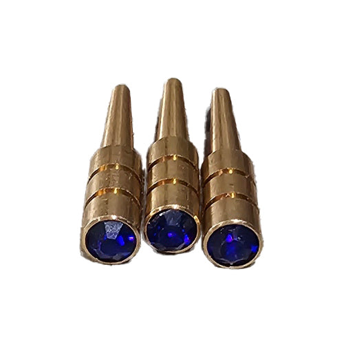1/8" Crystal Tapered Metal Cribbage Pegs Set of 12