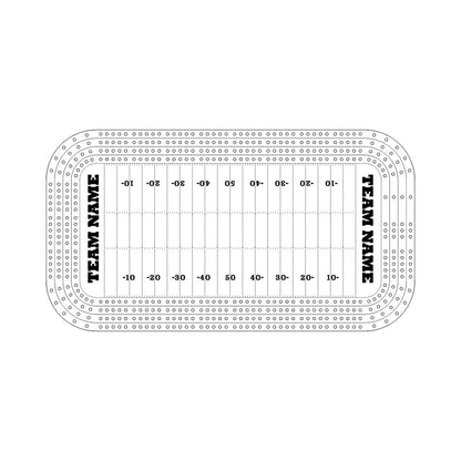 The Ultimate Stadium Series | 4-Lane Multi-Level Sports Cribbage Board Collection Templates